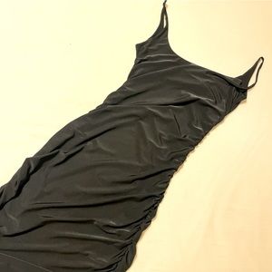 Black Satin Dress